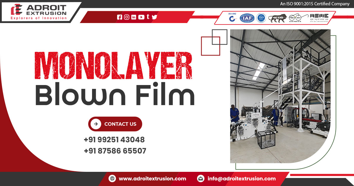 Supplier of Monolayer Blown Film Machine in Jharkhand