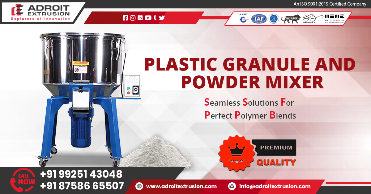 Plastic Granule and Powder Mixer in Rajasthan