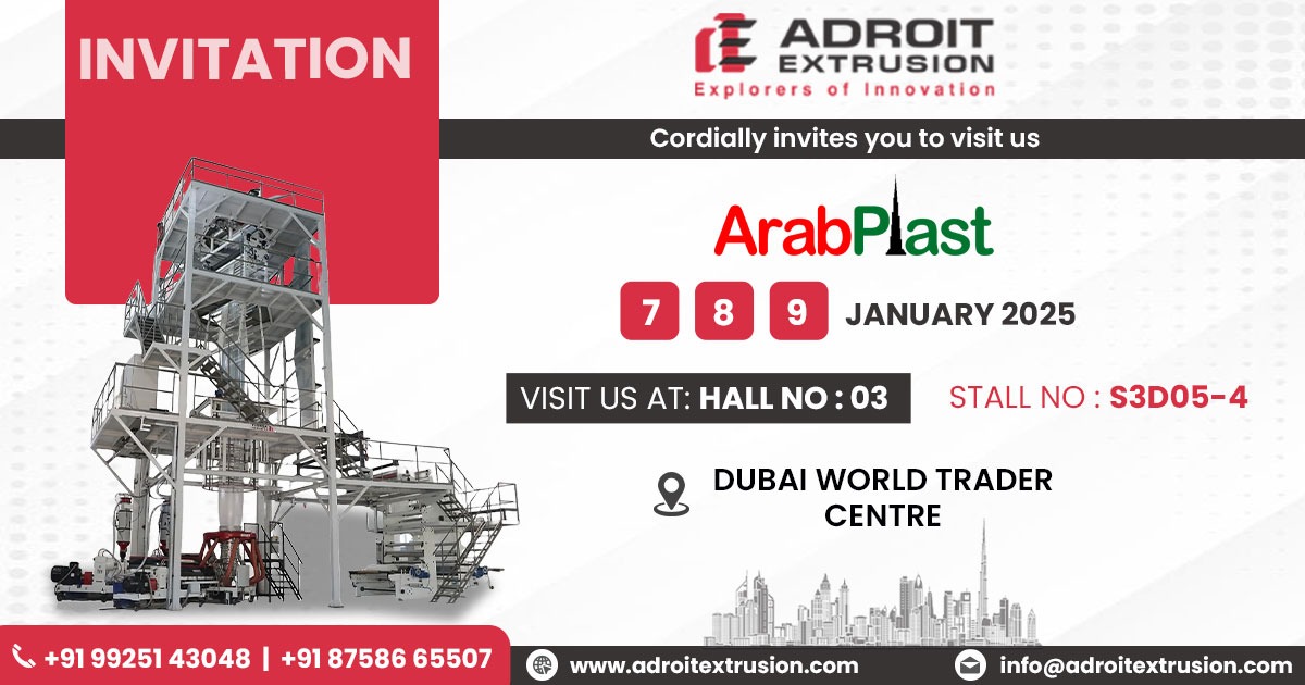 Join Adroit Extrusion at Arabplast Dubai 2025