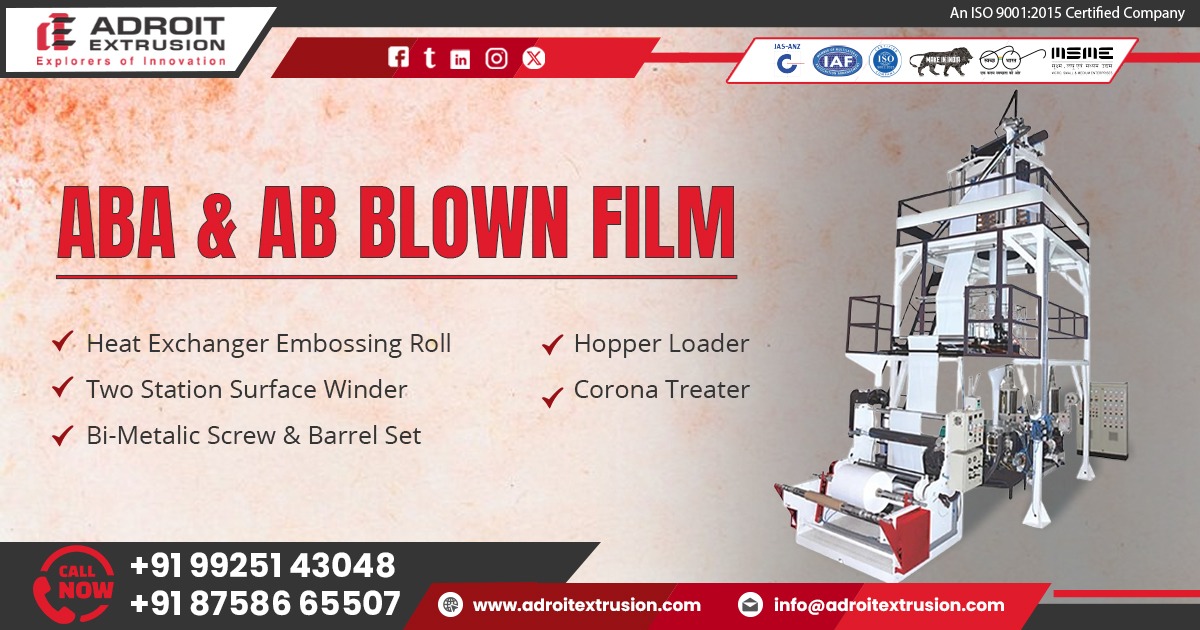 Supplier of ABA Blown Film Machine in Gujarat