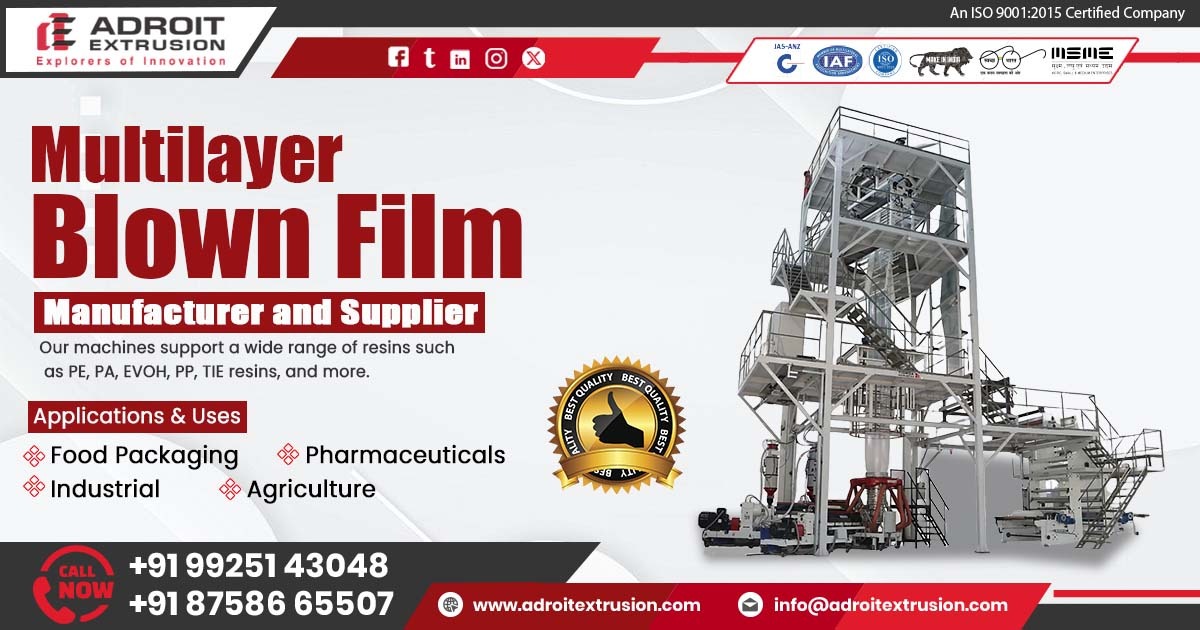 Five Layer Blown Film Extrusion Machine in Andhra Pradesh