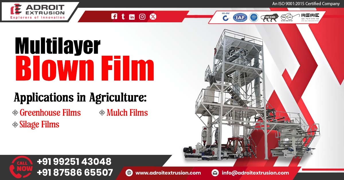 Multilayer Blown Film Extrusion Machine for Flexible Packaging