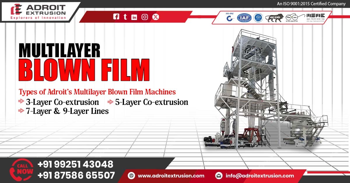 Multilayer Blown Film Extrusion Machine Exporter in Kuwait