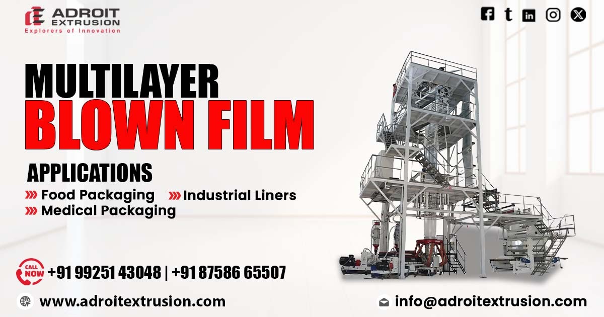 Three Five and Seven layer Blown Film Extrusion Machine in Algeria