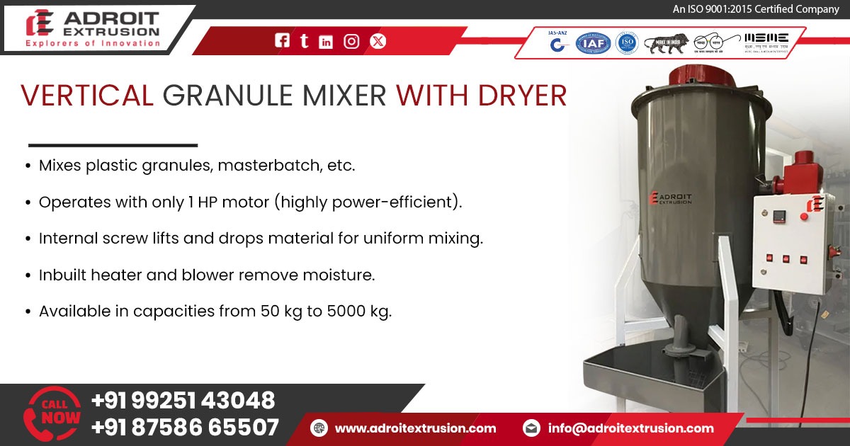 Vertical Granule Mixer in Industrial Applications