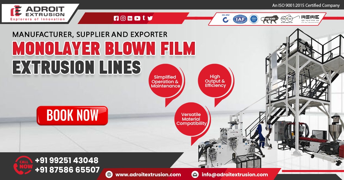 Monolayer Blown Film Extrusion Line