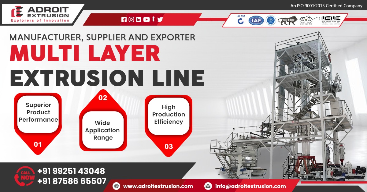 Multi Layer blown film Extrusion Line for Packaging Industry