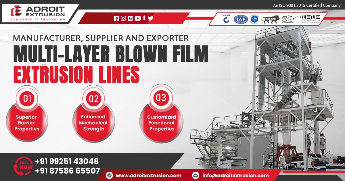 Seven and Five Layer Barrier Blown Film Extrusion Lines in Kenya