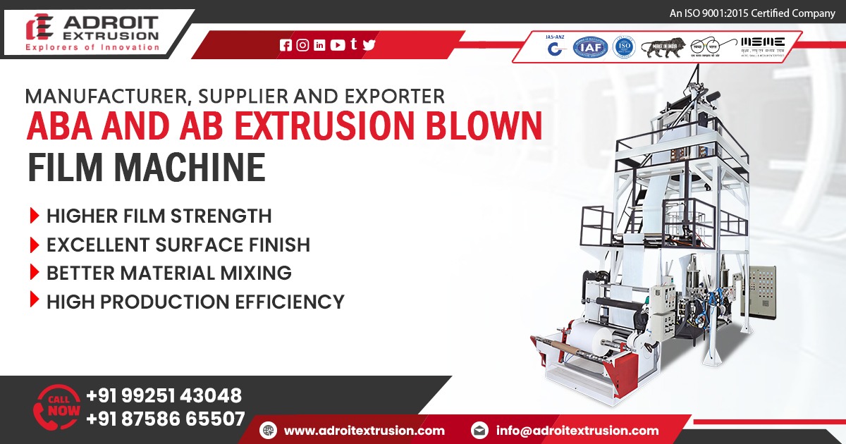 Co-extrusion AB and ABA Blown Film Machine