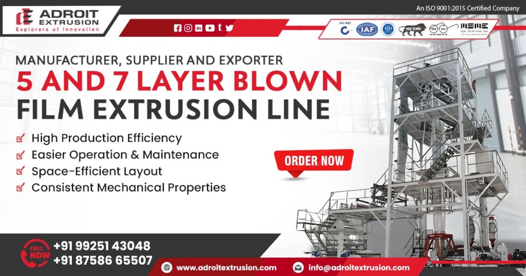 5 and 7 Layer Blown Film Extrusion Line in Tanzania