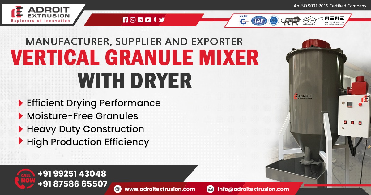 Vertical Granule Mixer with Dryer Manufacturer