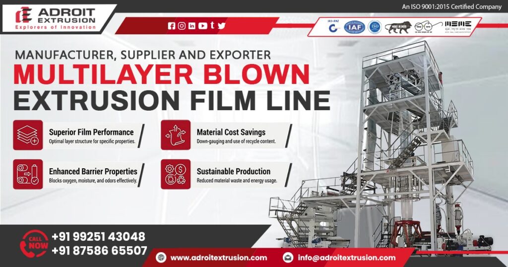 Manufacturer of Plastic Film Extrusion Line