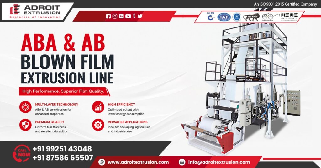 High Efficiency ABA and AB Film Extrusion Line