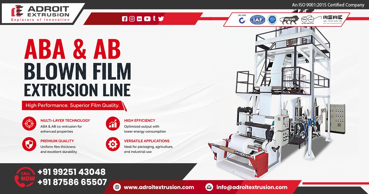 High Efficiency ABA and AB Film Extrusion Line