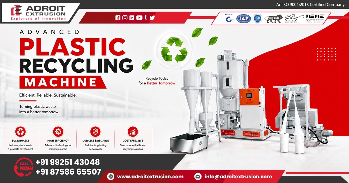 Best Waste Plastic Recycling Machine Manufacturer in India