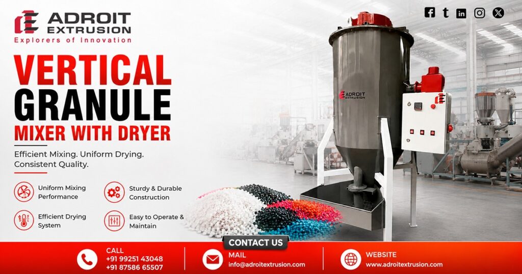 Vertical Granule Mixer with Dryer in Maharashtra