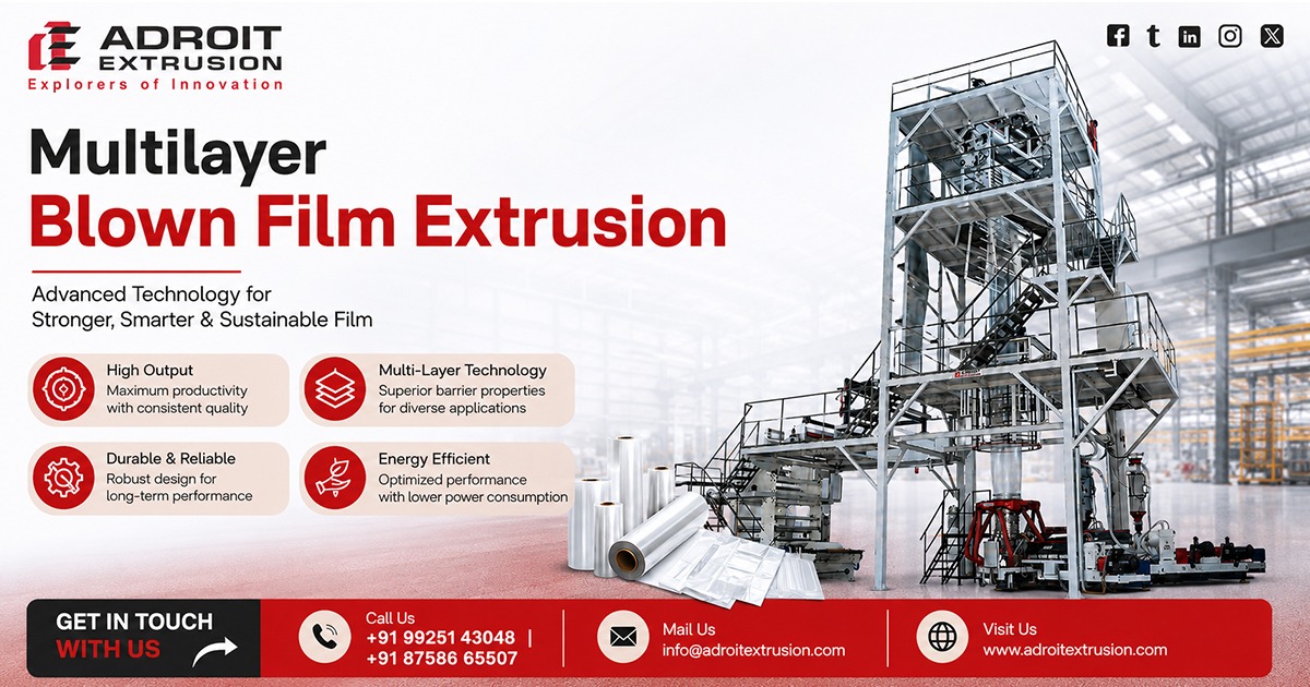 Three Layer Blown Film Production Line in Egypt