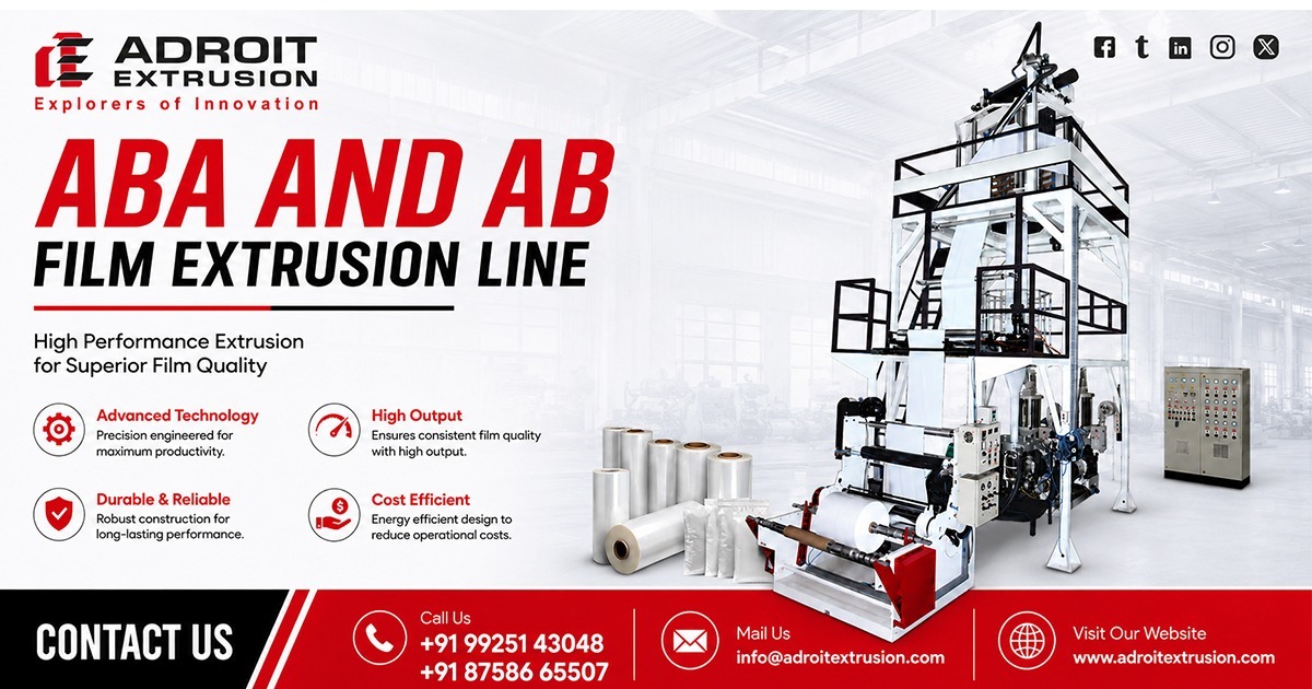 ABA and AB Film Extrusion Line Supplier in Uttar Pradesh