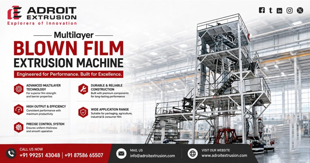 7 Layer Barrier Blown Film Extrusion Machine in Kenya