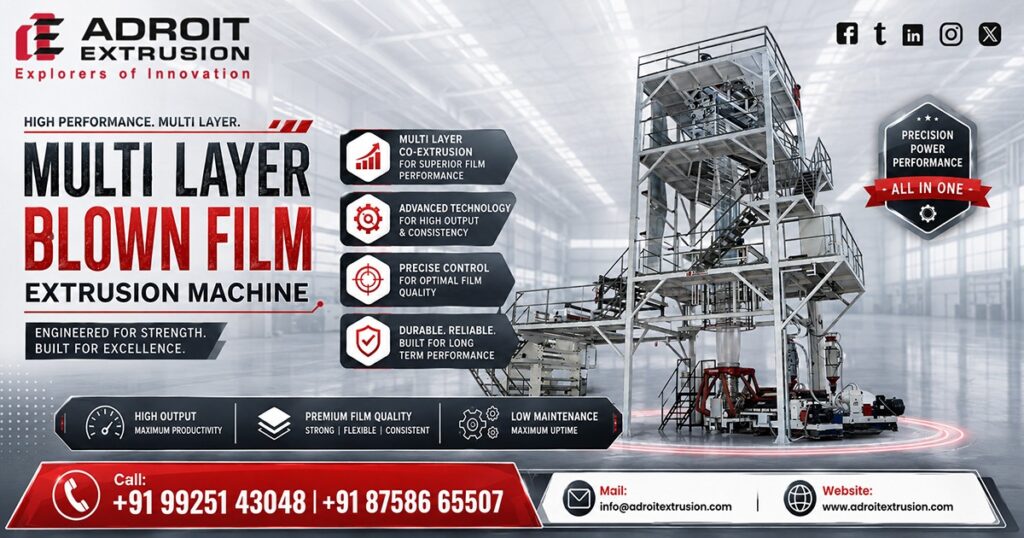 Multi Layer Blown Film Extrusion Machine Exporter
