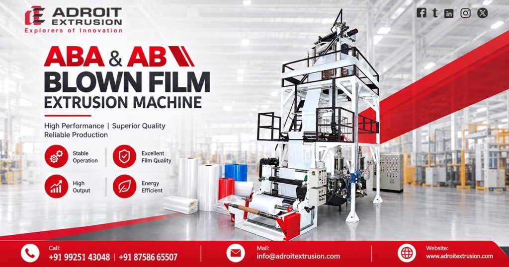 Co-extrusion AB and ABA Blown Film Machine
