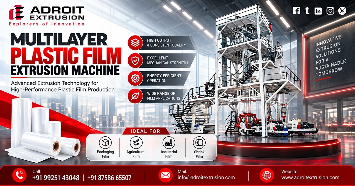Manufacturer of Plastic Film Extrusion Line for Food Packaging