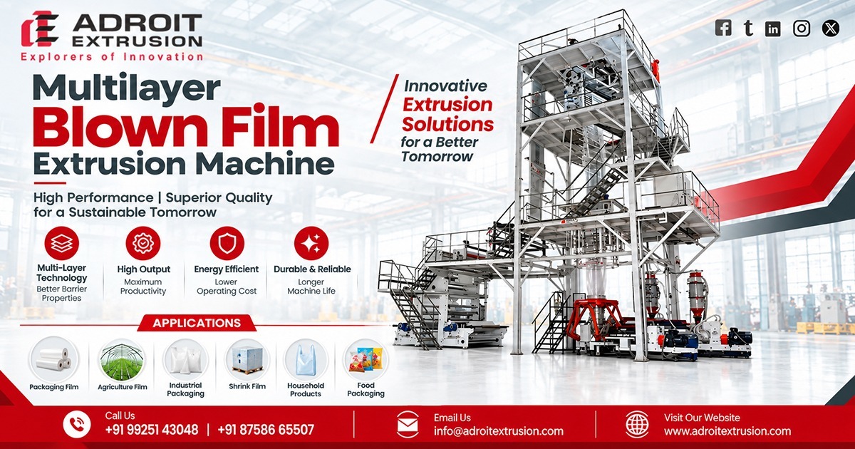 Top Multilayer Blown Film Extrusion Machine