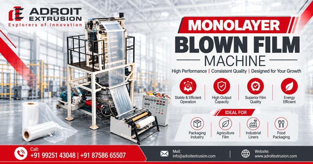 Manufacturer of LDPE Film Blowing Machine
