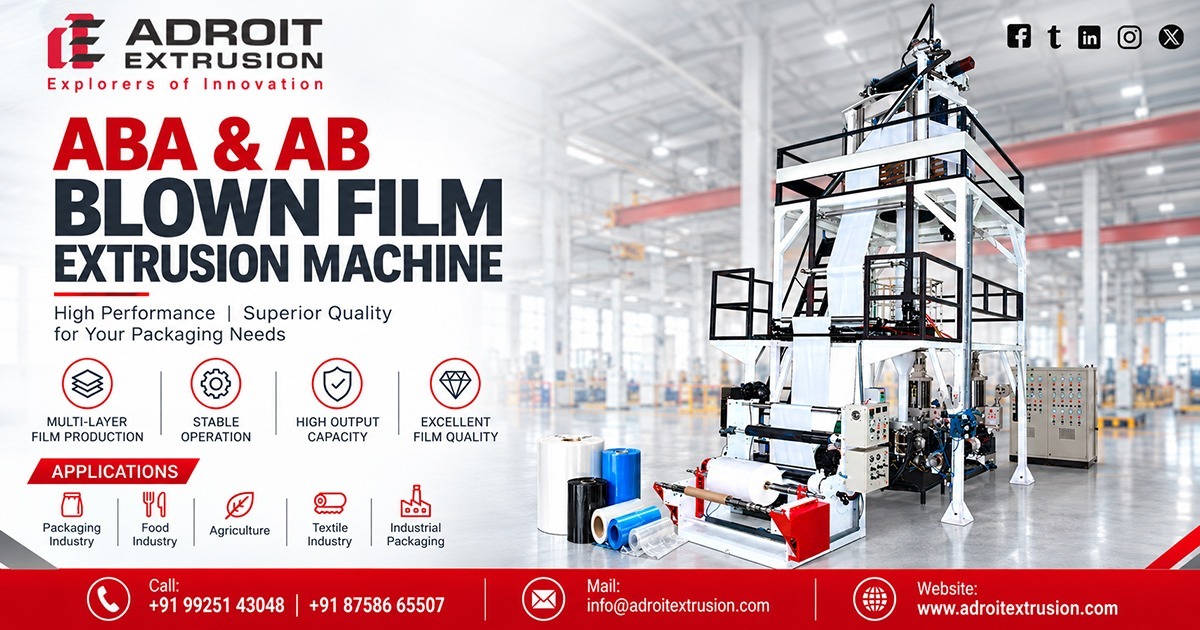 Manufacturer of ABA Blown Film Machine for LDPE Bags